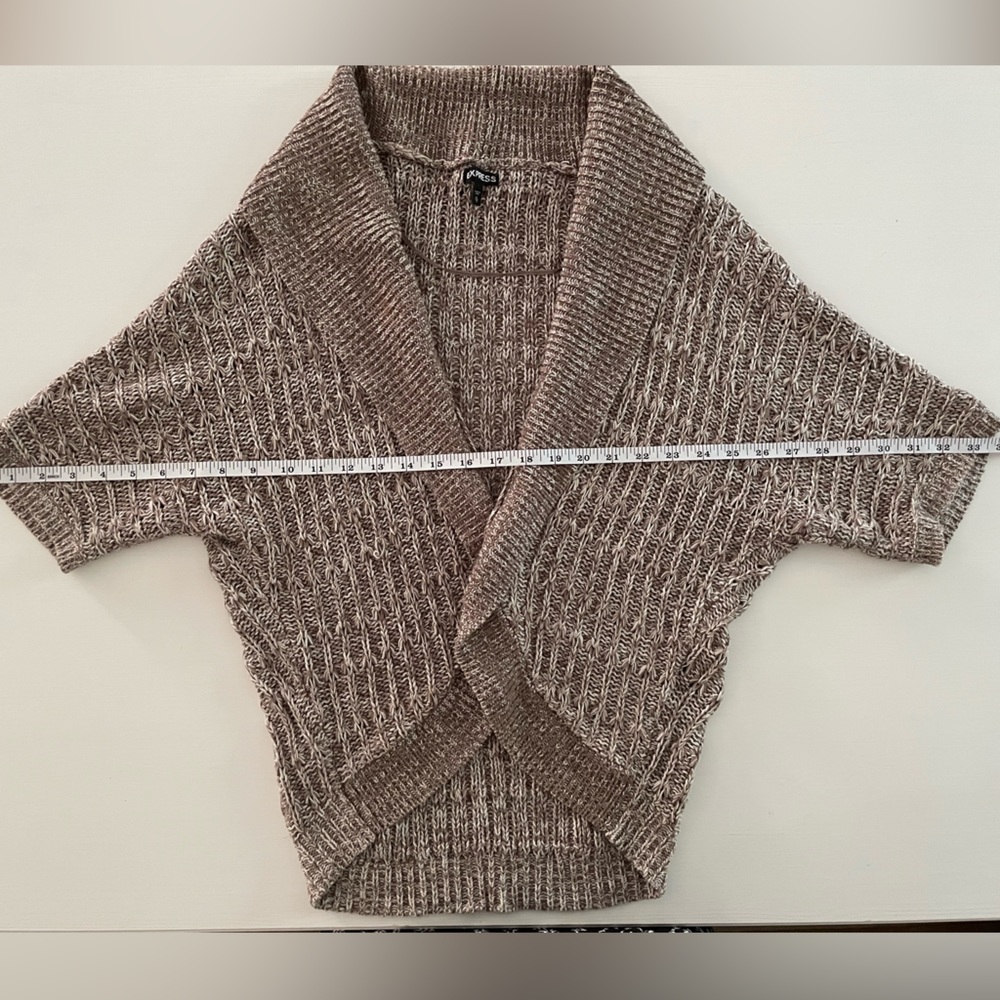 Express brown cardigan
